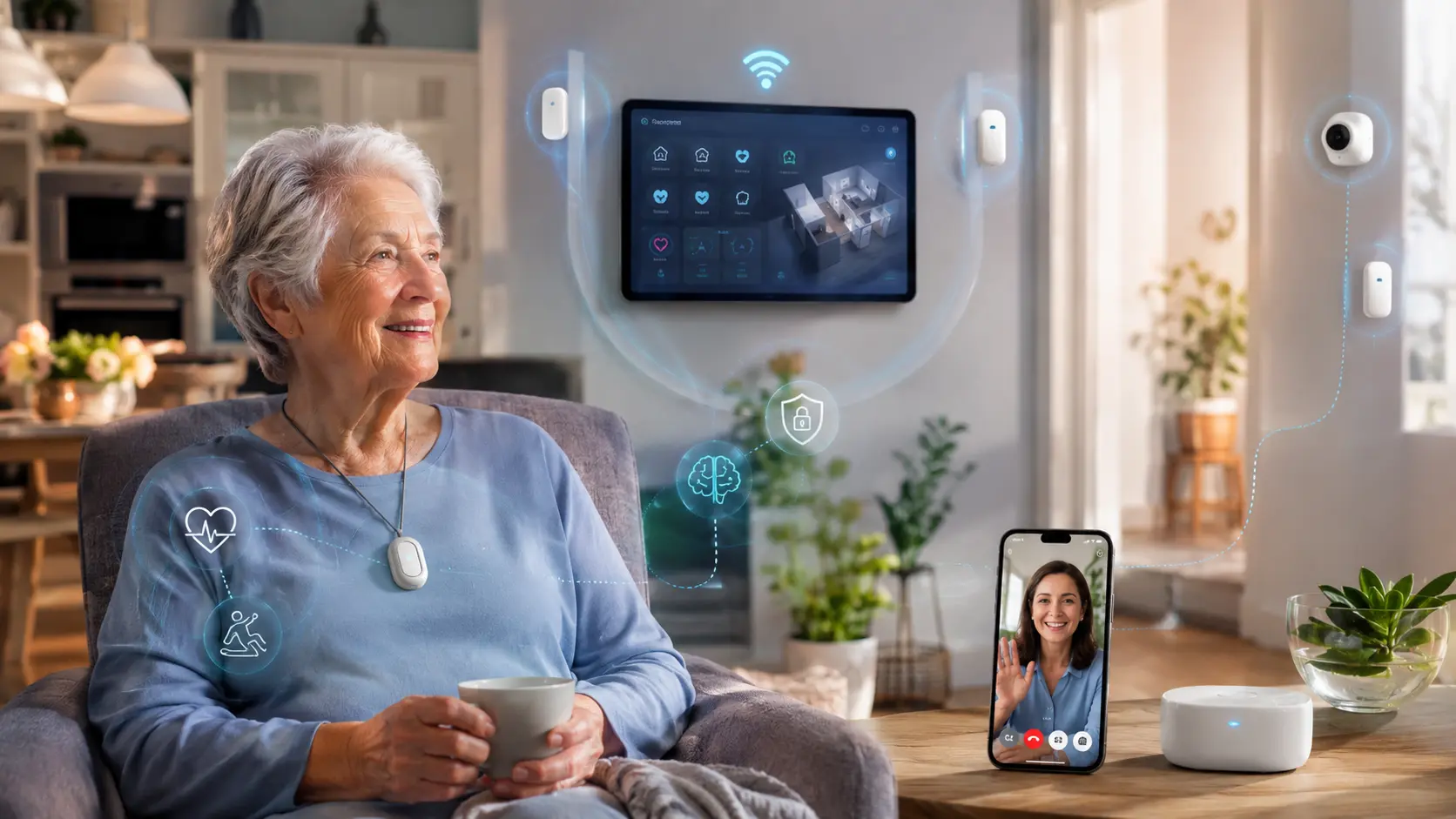 Monitoring System for Elderly in the Home